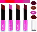 OUR BEAUTY Multicolor  Long Stay Soft Matte Lipsticks Set 87, 16 G (Set Of 4)