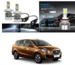 Feelitson White Car C6 H4 Compact Design 36W/3800Lm Led Headlight For Datsun Go Plus (Pack Of 2)