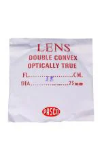 Pasco Convex Lens F. L. 15CM & Dia: 75MM For Multipurpose And Scientific Use