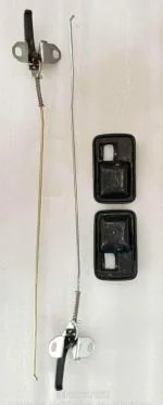 GMJ AUTOPARTS & ACCESSORIES- Maruti Gypsy RC Lever set with cover |Interior Door Latch Assembly Left Right | Inner Door Pull Handle with Bezel (both side)