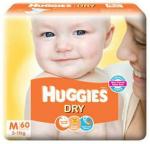 Huggies White Baby Diapers 12 - 5 Months Medium 60 Pieces
