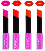 OUR BEAUTY Multicolor Rich Color Matte Lipsticks Set (Set Of 4)