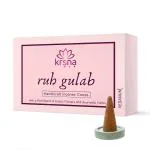 VEDANUM Charcoal Free Rose Organic Air Purification Dhoop Cones 60 g