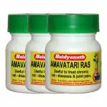 Baidyanath Amavatari Ras 40 Tablets (Pack of 3) Helps Decrease Pain, Joint Care
