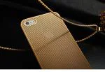 EXCLESIOR IPhone 5s, IPhone SE Gold Metal Aluminium Mesh Design Back Cover