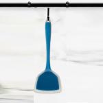 Ramkuwar Heat-Resistant Food Grade Silicone Spatulas for Cooking Baking Nonstick Cookware (Blue)