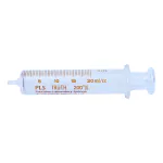 Truth Laboratory Calibrated Glass Syringe (PLS) Center all Glass Tip (CT), 20ml (Pack of 1)