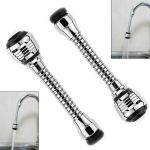 See Inside Turbo Flex 360 Degree 6 Inch Rotatory Flexible Sink Water Saving Faucet Pillar Tap Faucet (Built-In Installation Type)