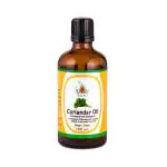 KUNJ Coriander Seed Oil (Coriandrum Sativum) 100% Pure & Natural Undiluted Therapeutic Grade. Steam Distilled. for Hair Care, Skin Care & Aromatherapy. 100ML