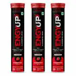 ENGYUP Elemental Iron & Folic Acid, Heamoglobin & RBC Supplement, Strawberry Flavor, 60 Tablets