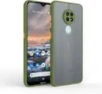 Leyon Green Rubber Back Cover For Nokia 6.2, Nokia 7.2