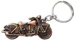 GiftinGazebo Bronze/Gold Metallic Bike Keychain for Sports Bike Key Chain