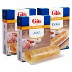 Gits Instant Rice Dosa Breakfast Mix | 1.5 kg (Pack of 3, 500g Each) | Makes 20 per Pack