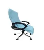 Bath On Cotton Solid Luxury Unique Office Chair Towel with Tie Knot | Sky Blue