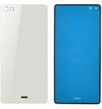 Imbi Silver, White Fiber Back Panel For Micromax Canvas Silver 5 Q450