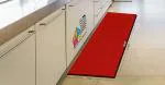 AMRO Beautility Needs Large Red PVC Door Mat 2 x 6 ft