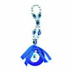 pujaNpujari Six Evil Eye Beads Nazar Suraksha Wall and Car Hanging for Good Luck Prosperity & Success