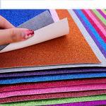 ECLET Multicolor Foam A4 Acid-Free Glitter Sheet (Pack of 10)