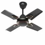 Alibaba Lextra 600 mm/24 inch Ultra High Speed 4 Blade Anti-Dust Decorative Star Rated Ceiling Fan (Smoked Brown, Pack of 1)