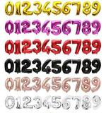 Festiko 40 (Inch) Number 5 Black Foil Balloons For Birthday Decoration, Birthday Suppliers, Birthday Decoration Item, Party Suppliers (Number 4, Red)