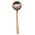 Indian Art Villa Stainless Steel Soup Spoon Hammered Copper Handle 9.5 inch