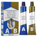 Kayru Metal Glue, Casting Metal Repair Glue (A+B), High Temperature Heat Resistant Glue for Metal, AB-Metal Adhesive & Liquid Weld for Metal in lieu of Welding- 100 Gram