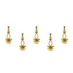 Comet Busters Long Golden Wedding Bindis (BIN1172) Pack of 1