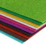 PERDAY Glitter Sparkle Sheets For Art and Craft Scrapbooking Paper Decoration (Multicolor)