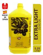 The Oil Factory 5.25L Extra Light Olive Oil | Ideal for All Indian Cooking | Imported from Spain