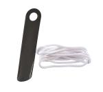 Sheppits Premium Sports Shoes Laces (White) & Shoe Horn (Grey) Combo | Shoe Care Kit