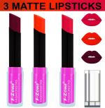 OUR BEAUTY Multicolor Soft And Smooth Touch Velvet Matte Lip Color Combo 71, 10.5 G (Pack Of 3)
