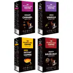 Colombian Brew Hazelnut Instant 50g, Caramel Instant 50g, Vanilla Instant 50g, Pure Instant Coffee Powder 50g, No Sugar Vegan,(Gift Pack Box Diwali, Rakhi) Buy 3 Get 1 Free