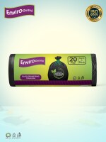 EnviroGuard Drawstring Garbage Bags, Extra large 30x60 inches, Pack of 3 rolls(60 pieces)