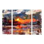 Rangoli Beautiful Sunset View Set to Décor your Living Spaces