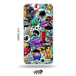 Tweakymod Printed Funny Dope Back Cover For Oppo A17