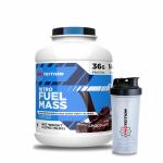Proteition Elite Nitro Fuel Mass | 36g Protein | 144g Carbs | High Protein with Shaker (Chocolate, 2.27kg)