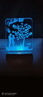 Omniverse Valenrine Day Couple Fancy Multicolor Night Lamp