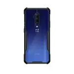 COBERTA Back Cover for OnePlus 7T Pro Back Cover Case - Black Transparent