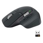 Logitech MX Master 3 Black Wireless Mouse, Soundless