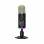 Archer Tech Lab Dryad100 RGB Gaming Mic, USB Podcast mic with Smart Noise Reduction, Microphone for Youtubers, Omnidirectional & Cardioid PC Gaming Mic, 1-Click Mute, 5 Voice Modulation PC Mic
