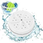 WELTWORLD Mini Portable Turbine Washer | Portable Turbine Washer | Turbine Washer | Ultrasonic Turbine Washer | Turbine Washing Machine, 2in1 Mini Washing Machine Portable Personal Rotating Turbine Washer (pack of 1)