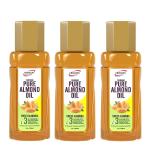 Nimson Almond Hair Oil With Almonds, Amla For Hair Follicles and Scalp 200ml (Pack of 3)