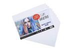 Brustro White Artists Acrylic Paper 400 GSM A4 (Pack Of 11)