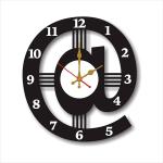 PROCLOCK Acrylic Round Decorative, Hand Crafted, Stylish, Latest Wall Clock For Home And Office Black