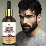 Intimify Onion Beard Oil for Smooth, Shiny and Soft Beard, Strengthen & Thicken Beard Hair