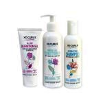 New XO Curls Curl Therapy Range for Women & Men, All Day Definition Gel, Shampoo and Conditioner Combo for frizz-free, soft natural curls