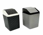 CSM Multicolor Plastic Dustbin, 8.5 x 10.5 x 15 cm (Pack of 2)