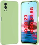 Wellchoice Back Cover for IQ00Z3, Iq00 Z3 (Green, Grip Case, Silicon, Pack of: 1)
