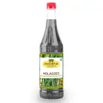 Dhampur Green Sugarcane Molasses, 800ml | Sheera, Kakvi, Raab, Liquid Jaggery Gur Baking Syrup
