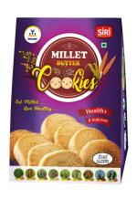 SIRI MILLETS Millet Butter Cookie Vegetarian 200 g (pack of 5)